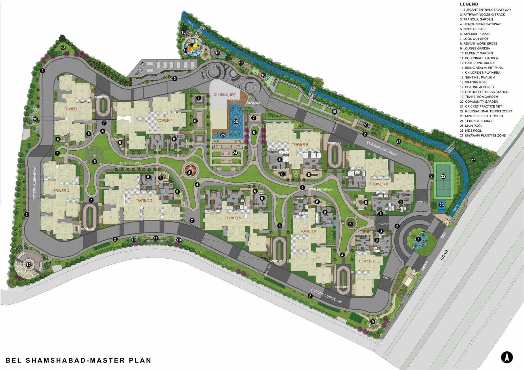 Godrej Hoskote Master plan